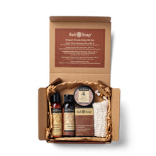 Load image into Gallery viewer, Body Gift Set - Natural Skin Care (Soap, Body Lotion, Hand Wash, Deo/Hand Cream)
